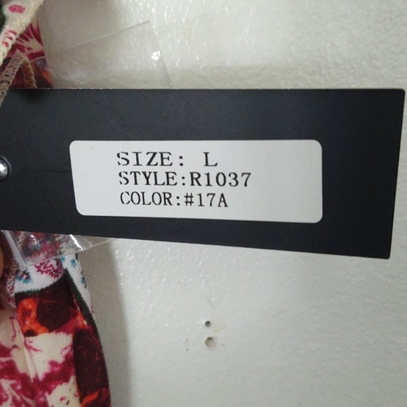 Lapis Boho patchwork fit and flare dress sz lg - Picture 6 of 14